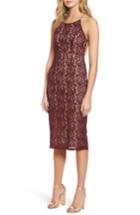 Women's Soprano Lace Halter Midi Dress