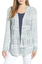 Women's Nic+zoe Streets Of Santa Fe Open Cardigan - Blue