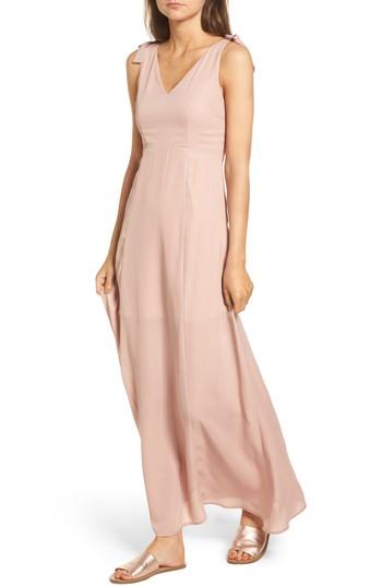 Women's Dee Elly Tie Strap Maxi Dress - Pink