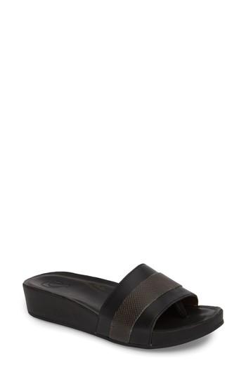 Women's Olukai Ola Huna Wedge Sandal M - Grey