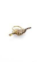 Women's Daniela Villegas X Jurassic Park 25th Anniversary Amethyst & Black Diamond Brachiosaurus Double Ring (nordstrom Exclusive)