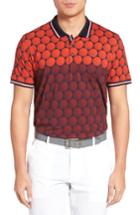 Men's Ted Baker London Birdy Print Golf Polo (m) - Red