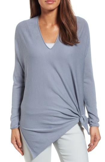 Women's Nic+zoe Essential Side Tie Top - Blue