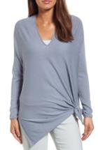 Women's Nic+zoe Essential Side Tie Top - Blue