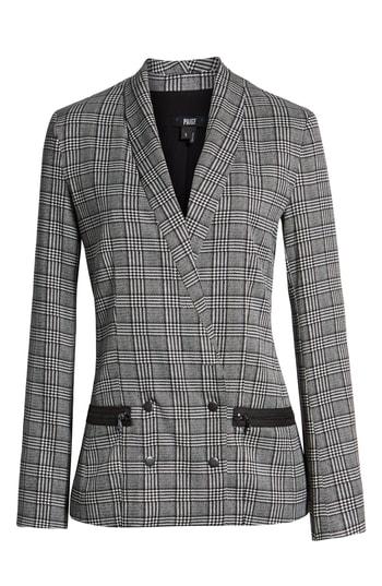 Women's Paige Karissa Houndstooth Blazer - White