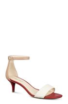 Women's Nine West 'leisa' Ankle Strap Sandal .5 M - White