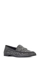 Women's Nine West Westoy Studded Loafer M - Black