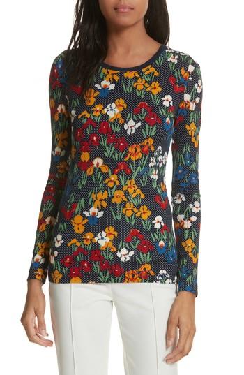 Women's Tory Burch Katrina Knit Tee - Blue
