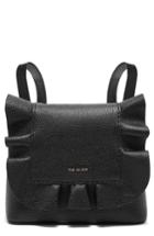 Ted Baker London Rammira Leather Convertible Backpack - Black