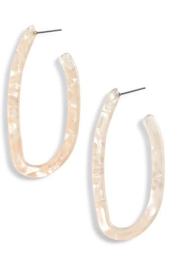 Women's Leith Angular Resin Hoop Earrings