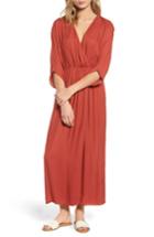 Women's Hinge Blouson Maxi Dress, Size - Brown