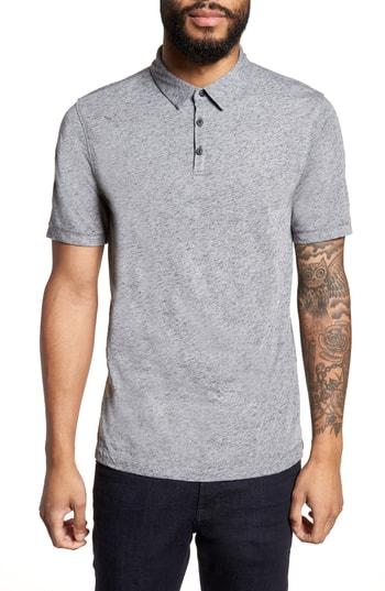 Men's Calibrate Heathered Polo, Size - Blue