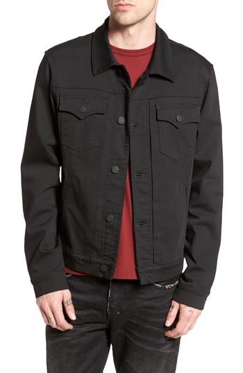Men's True Religion Brand Jeans Dylan Denim Jacket - Black