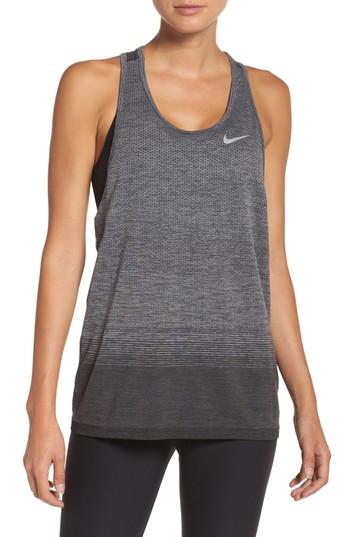 Women's Nike Dry-fit Knit Tank - Grey
