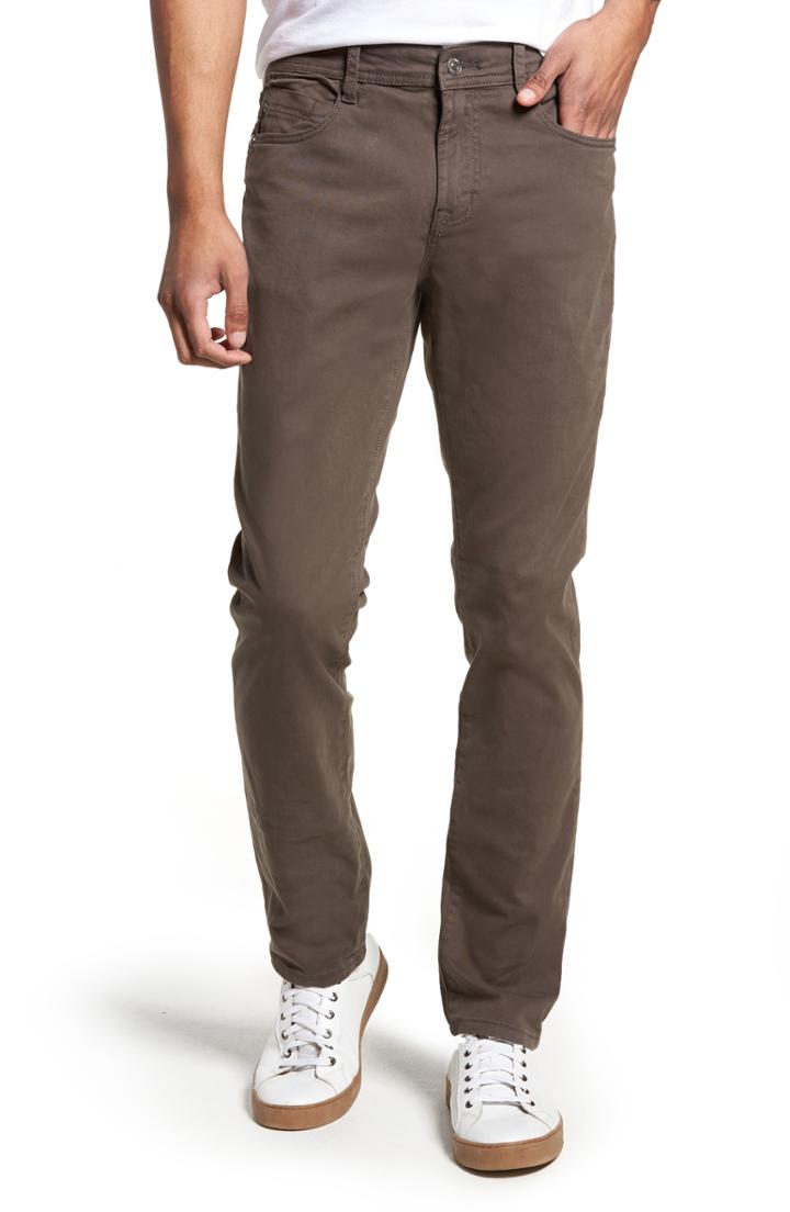 Men's Liverpool Jeans Co. Kingston Slim Straight Leg Jeans X 34 - Brown