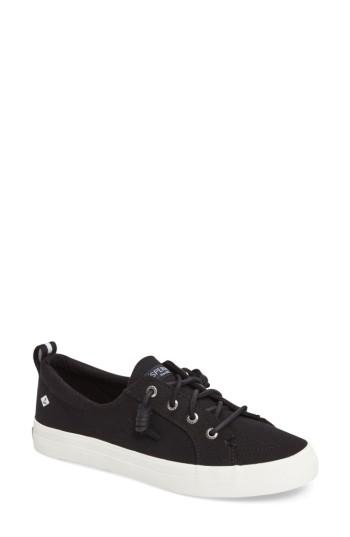 Women's Sperry Crest Vibe Slip-on Sneaker M - Black