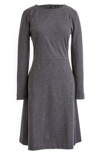 Women's J.crew 365 Knit Fit & Flare Dress - Grey