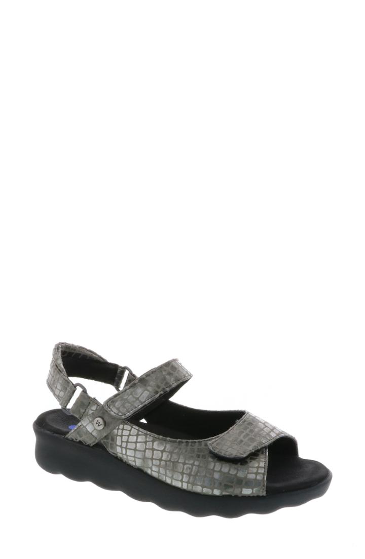 Women's Wolky Pichu Quarter Strap Sandal -7.5us / 38eu - Grey