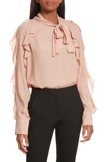 Women's See By Chloe Ruffle Blouse Us / 34 It - Pink