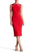 Women's Dress The Population Gwen Midi Dress - Red