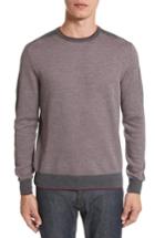 Men's Canali Pattern Front Wool Sweater