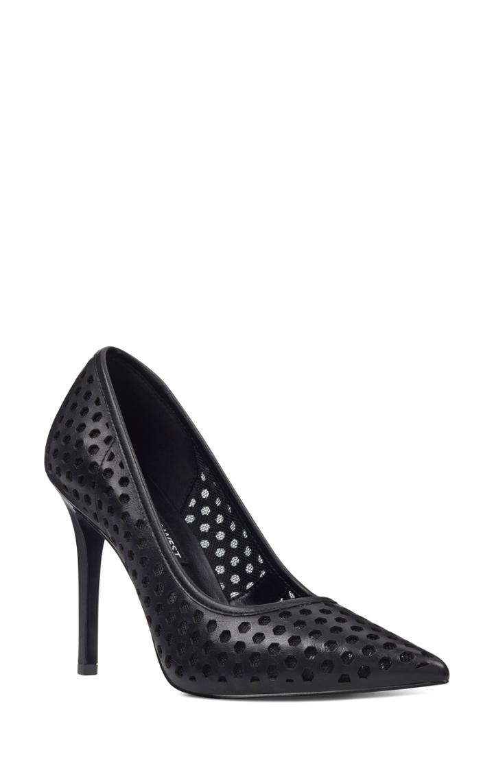 Women's Nine West Translate Pointy Toe Pump .5 M - Black