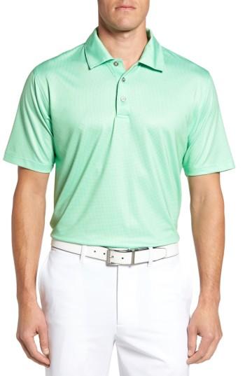 Men's Swc Mini Check Polo, Size - Green