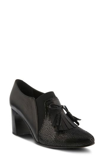 Women's Spring Step Conquer Foldover Cuff Bootie .5-8us / 38eu - Black