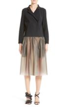 Women's Paskal Mixed Media Lapel Coat