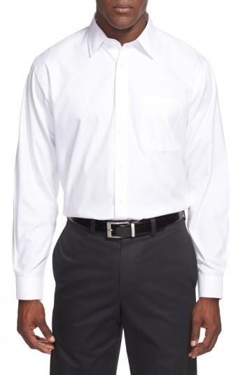 Men's Nordstrom Men's Shop Smartcare(tm) Traditional Fit Dress Shirt 32 - White