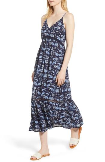 Women's Cece Ivy Forest Maxi Dress - Blue