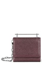 M2malletier Cabiria Glitter Calfskin Leather Crossbody Bag - Pink