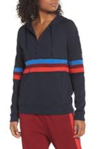 Women's Lndr Antics Half Zip Organic Cotton Hoodie - Blue