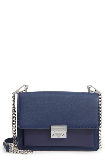 Rebecca Minkoff Medium Christy Leather Shoulder Bag - Blue