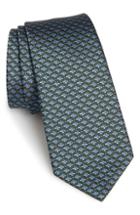 Men's Gucci 7.0 Woven Silk Tie, Size - Green