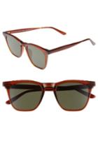 Men's Smoke X Mirrors Rocket 88 50mm Square Sunglasses - Bottle Brown/ Green