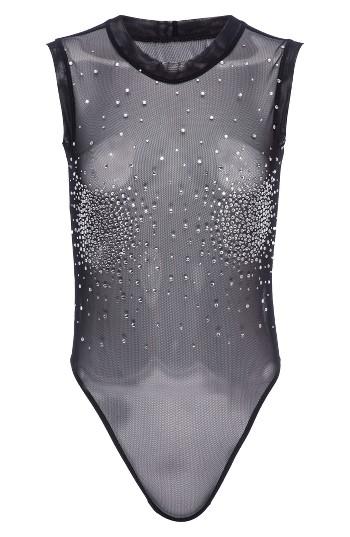 Women's Good Body Show Girl Bodysuit - Black