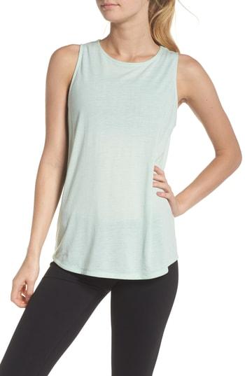 Women's Zella Twist Back Tank Top, Size - Green