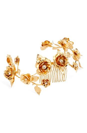 Twigs & Honey Climbing Rose Vine & Leaf Headpiece