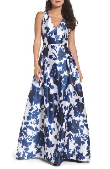 Women's Adrianna Papell Faille Ballgown