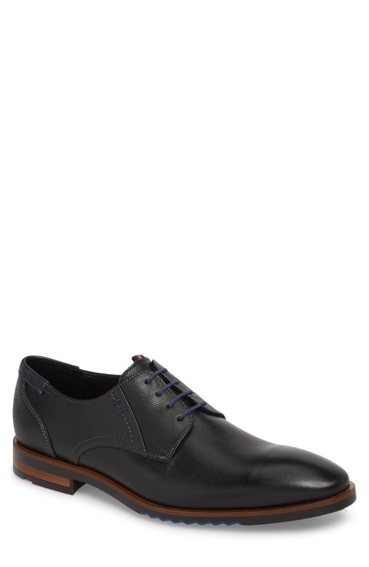 Men's Lloyd Deno Plain Toe Derby .5 M - Black