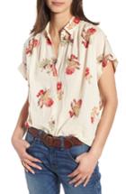 Women's Madewell Central Cactus Floral Shirt, Size - White