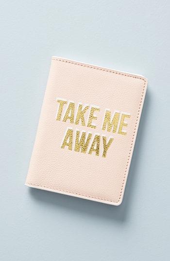 Anthropologie Celeste Passport Cover - Pink