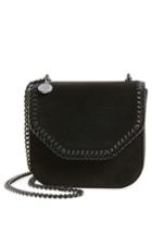 Stella Mccartney Mini Falabella Box Velvet Shoulder Bag - Black
