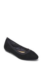 Women's Me Too Arianna Pointy Toe Flat M - Black