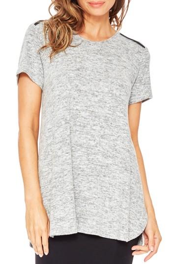 Women's Rosie Pope Bailey Maternity/nursing Tee - Grey