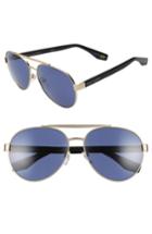 Women's Marc Jacobs 60mm Aviator Sunglasses - Grey