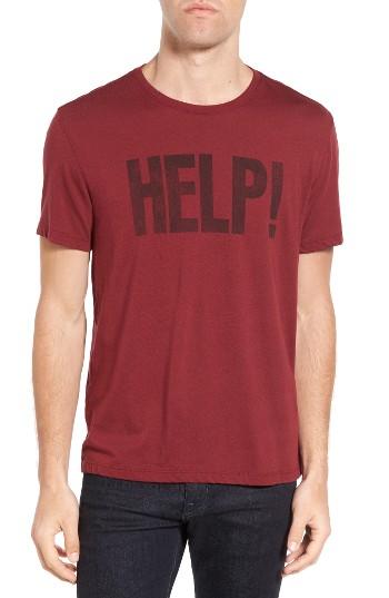 Men's John Varvatos Star Usa Beatles Help Graphic T-shirt
