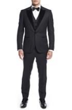 Men's Strong Suit By Ilaria Urbinati Terry Slim Fit Three-piece Wool Tuxedo (nordstrom Exclusive)