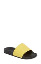 Women's Adidas By Raf Simons Adilette Slide Sandal M - Yellow